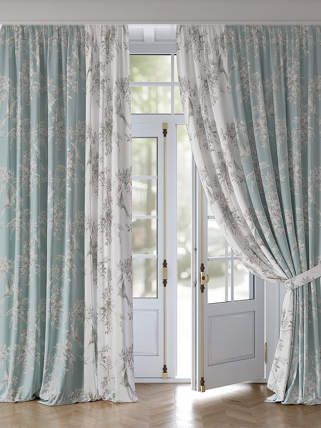 

Комплекты штор AT HOME / шторы в комнату 220х320 см / Луисвил (мятный), 962026