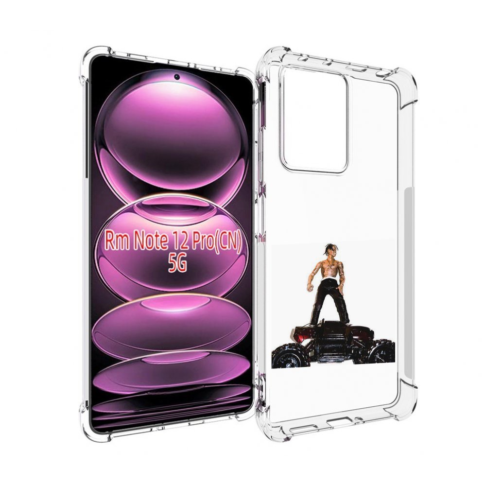 

Чехол MyPads Travis Scott - Rodeo для Xiaomi Redmi Note 12 Pro, Прозрачный, Tocco
