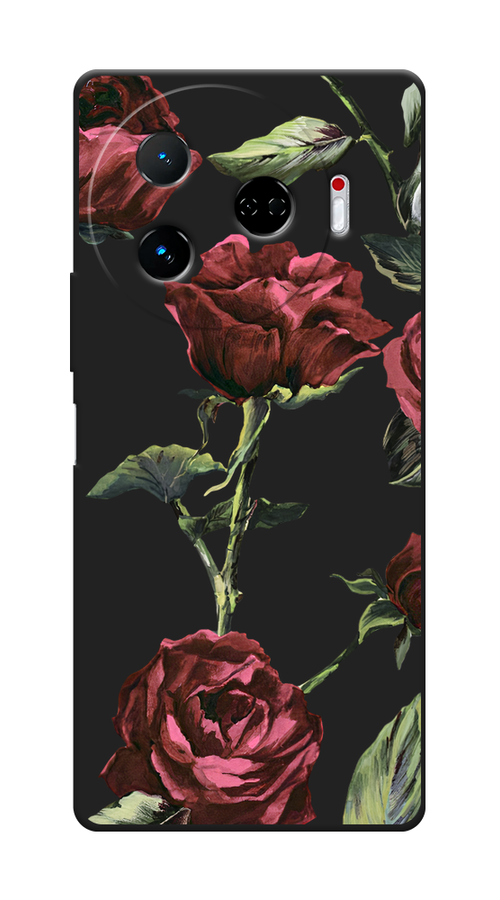 

Чехол Awog 305152-1 для Tecno Camon 30 Pro 5G "Бордовые розы фон", Бордовый, 305152-1