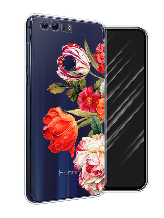 

Чехол Awog на Honor 8 "Весенний букет", Разноцветный, 60950-8