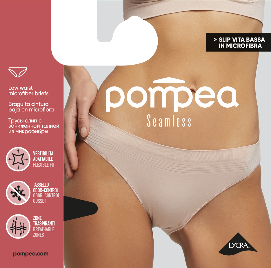 Трусы женские Pompea SEAMLESS черные L/XL