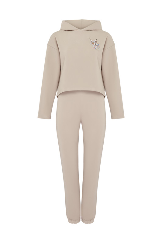 Костюм женский de fil blanc С-4-56 бежевый 42 RU