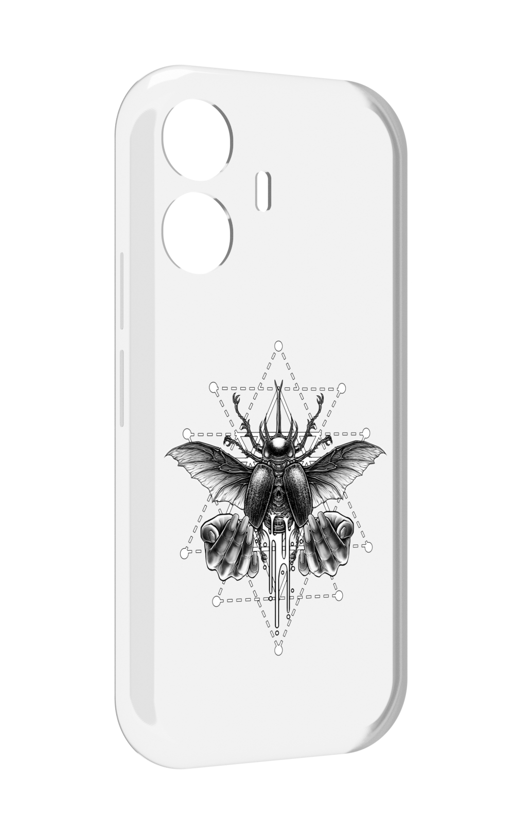 

Чехол MyPads скарабей для Vivo Y77E / Vivo iQOO Z6 Lite, Прозрачный, Tocco