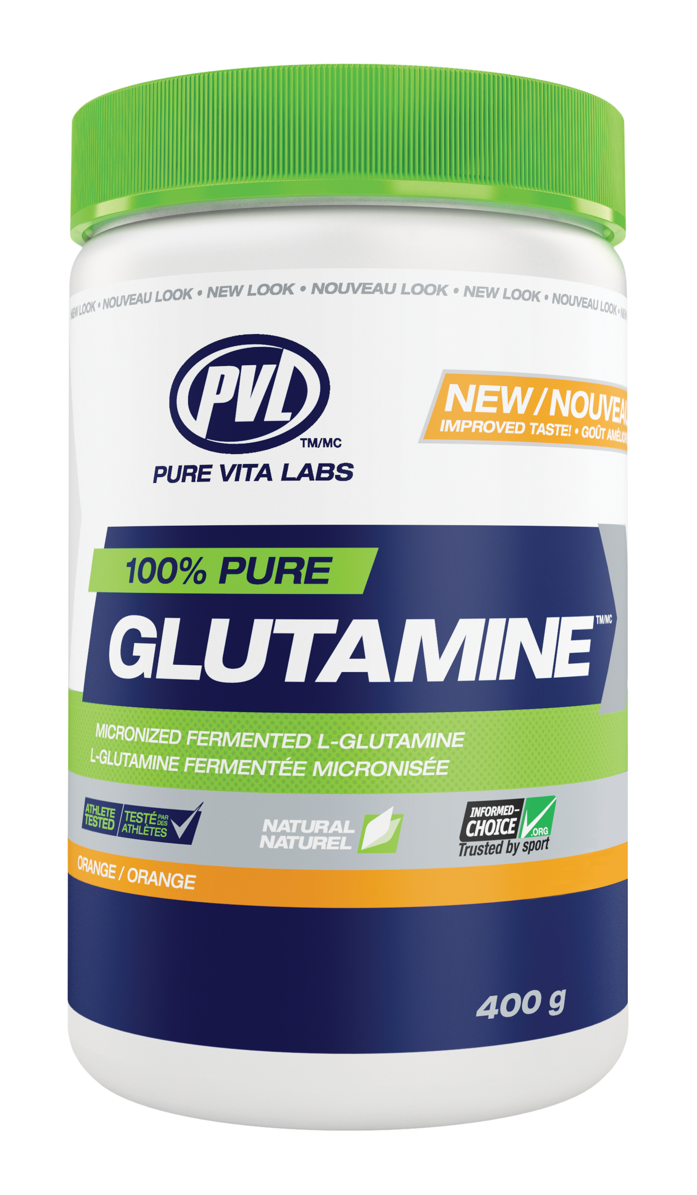 Глютамин PVL 100 Pure Glutamine Апельсин 400 гр 2499₽