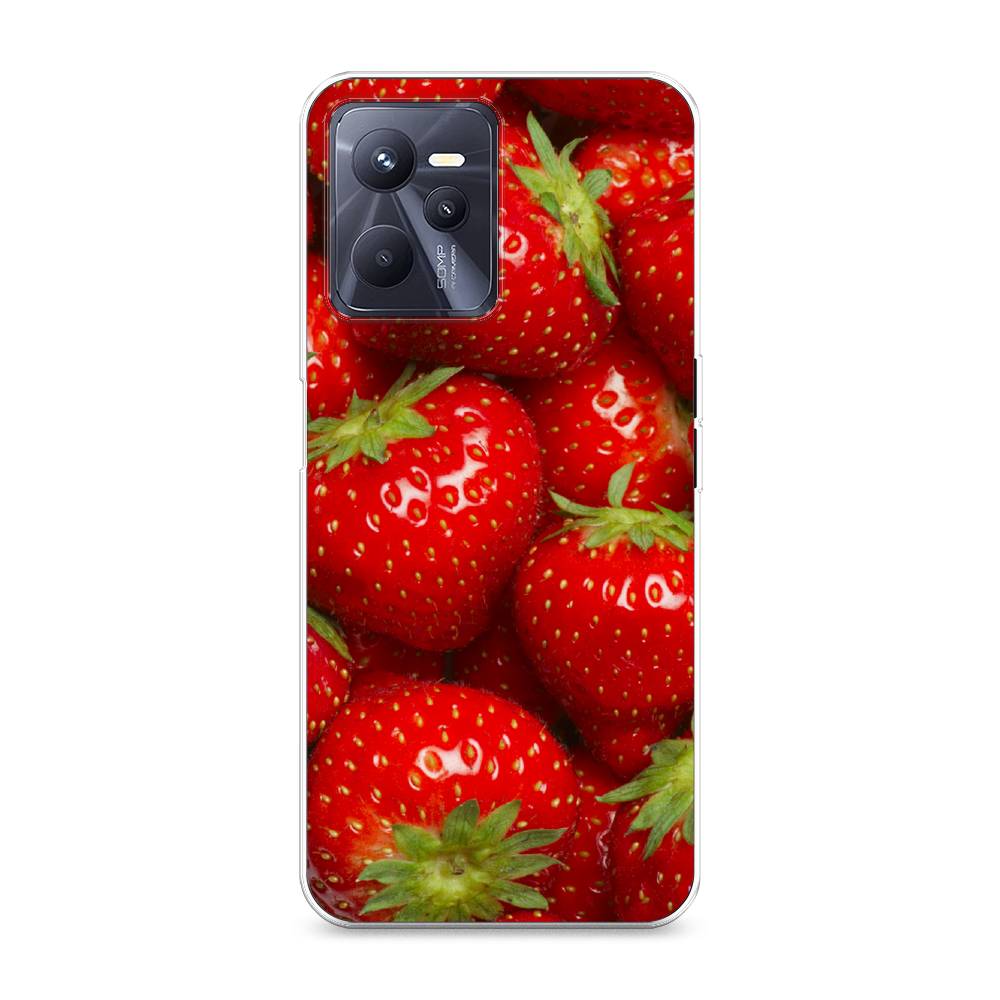 

Чехол Awog на Realme C35 "Клубника", Разноцветный, 259250-10
