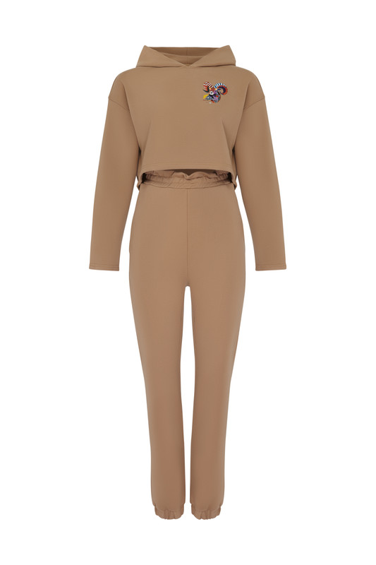 Костюм женский de fil blanc С-4-12 коричневый 42 RU