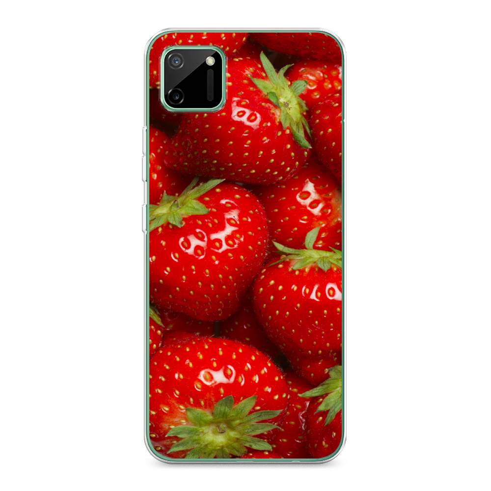 

Чехол Awog на Realme C11 2020 "Клубника", Разноцветный, 253850-10