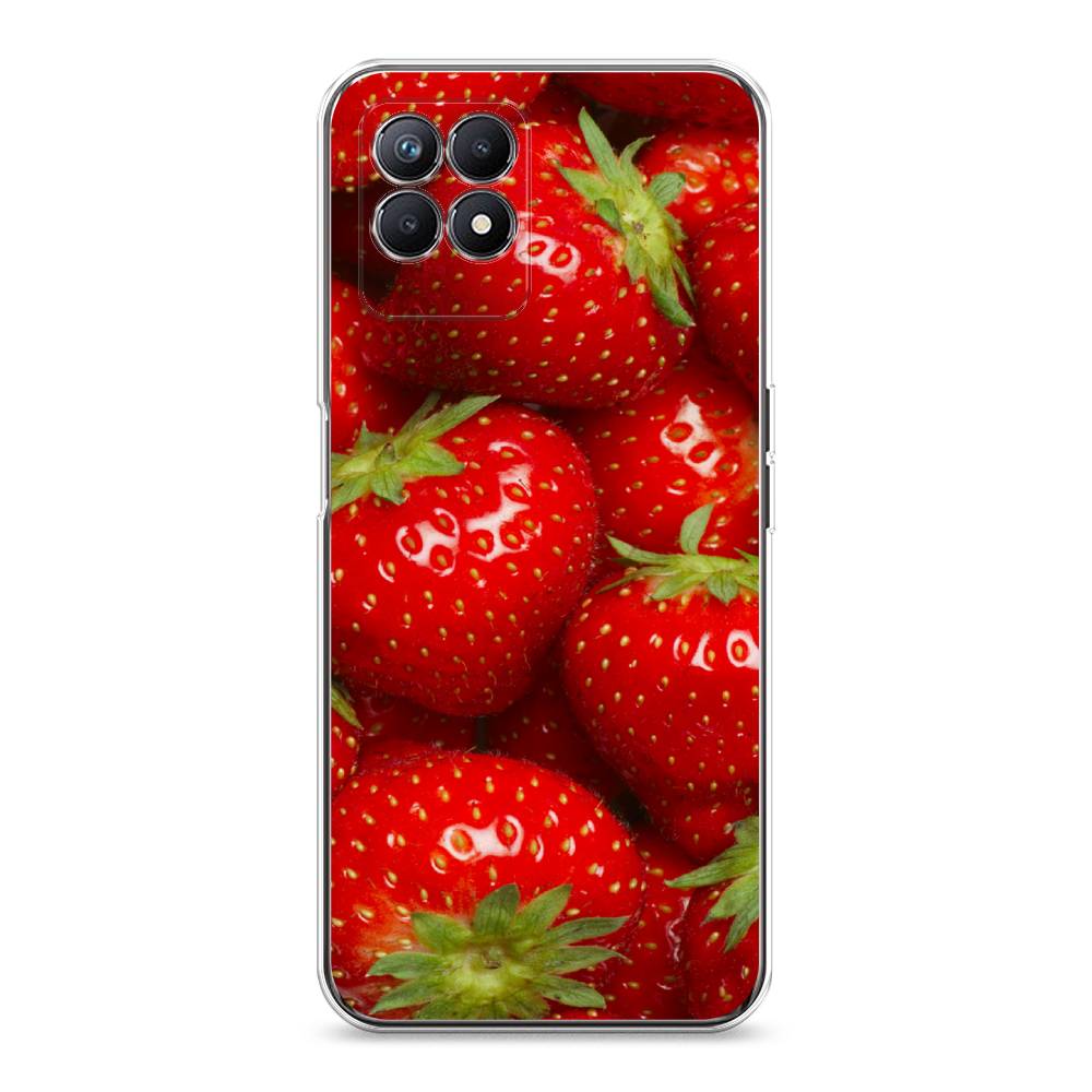 

Чехол Awog на Realme 8i "Клубника", Разноцветный, 257350-10