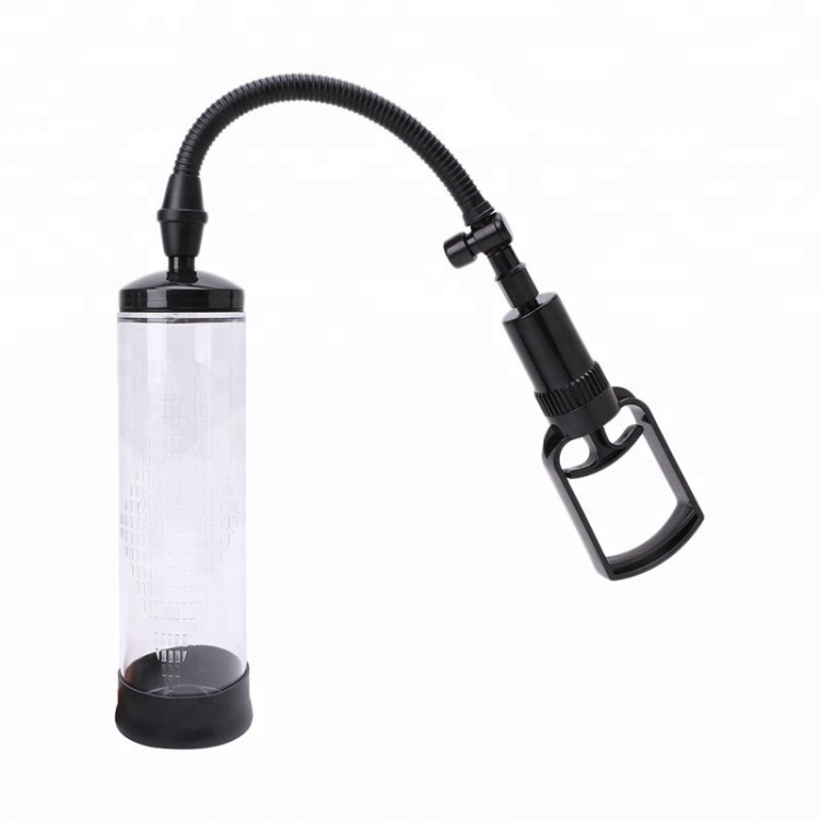 Вакуумная помпа для увеличения пениса 22 см черная