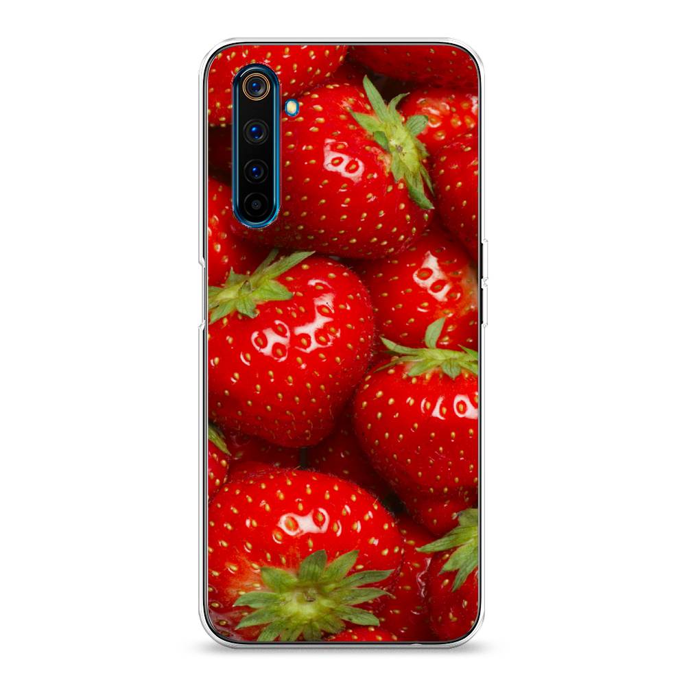 

Чехол Awog на Realme 6 Pro "Клубника", Разноцветный, 252850-10