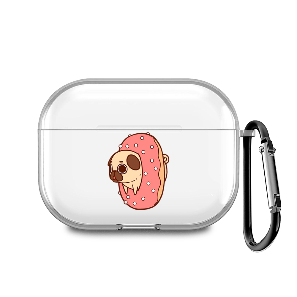 

Чехол для наушников AirPods Pro 2 "Мопс пончик", AIPC-440-9E-1