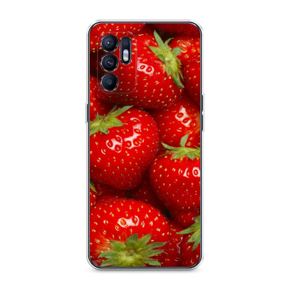 

Чехол Awog на Oppo Reno 6 4G "Клубника", Разноцветный, 257850-10