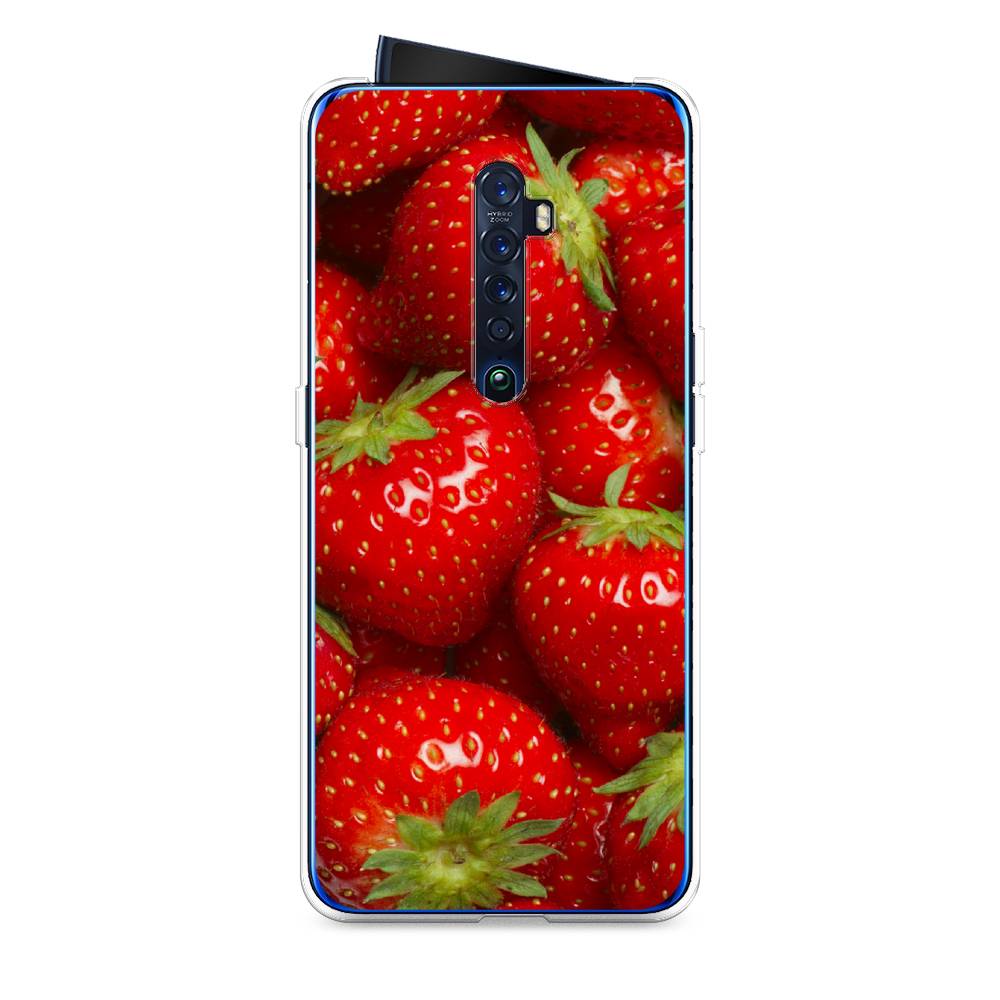

Чехол Awog на Oppo Reno 2 "Клубника", Разноцветный, 253550-10