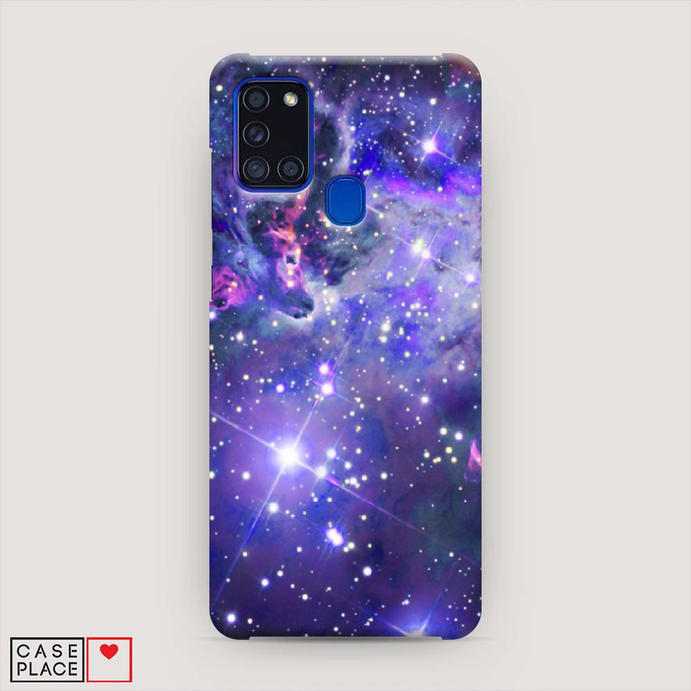 фото Пластиковый чехол "яркая галактика" на samsung galaxy a21s awog