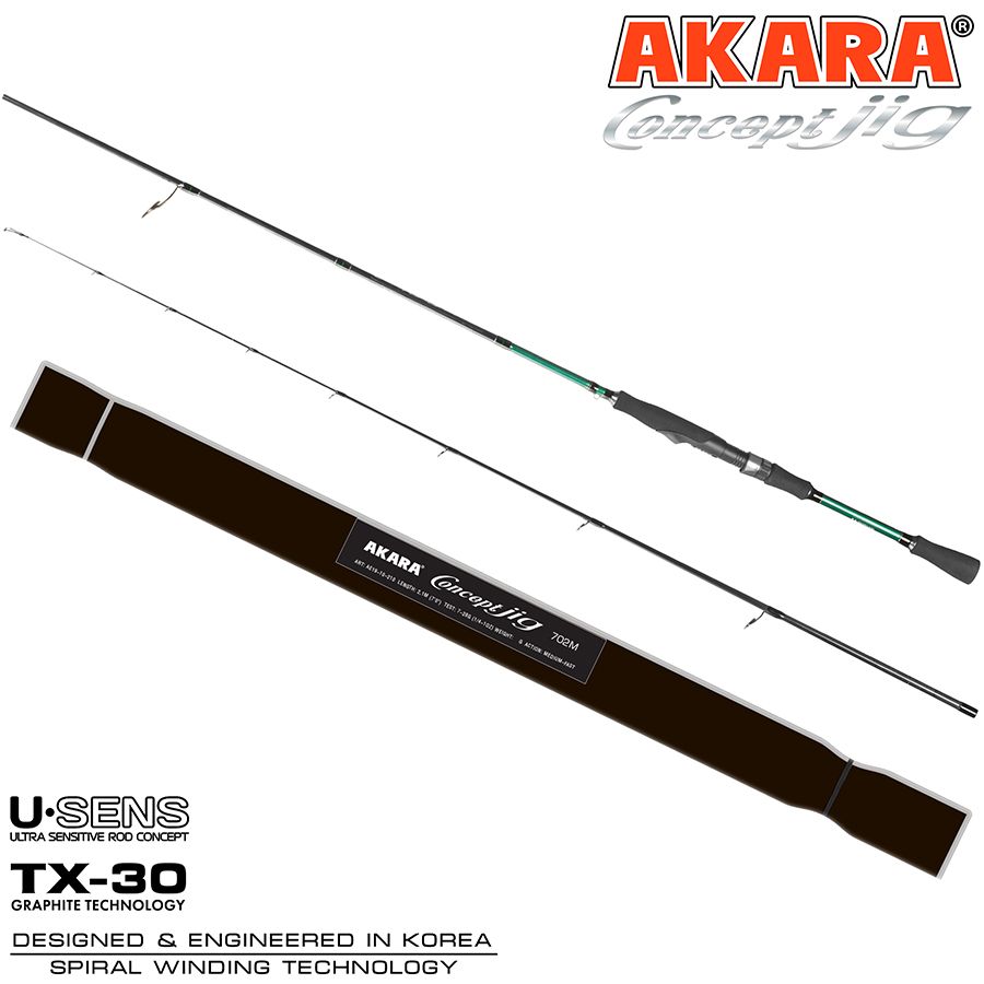 

Спиннинг Akara Concept Jig 902ML TX-30 5-21 2.7 м, Concept Jig