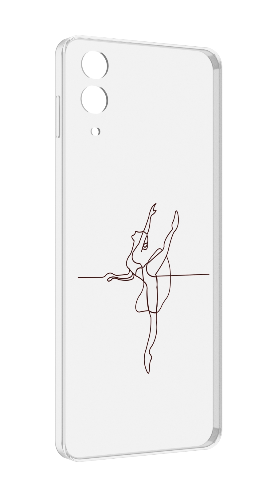

Чехол MyPads маленькая-баллерина для Samsung Galaxy Z Flip 4 (SM-F721), Прозрачный, Tocco