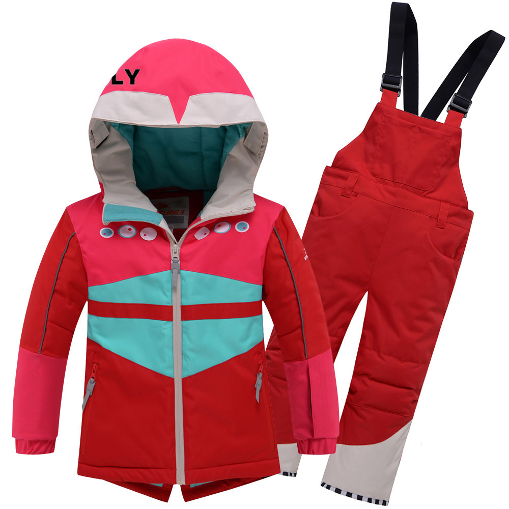 

Костюм спортивный для девочек NoBrand AD9006 цв. красный р. 110, AD9006
