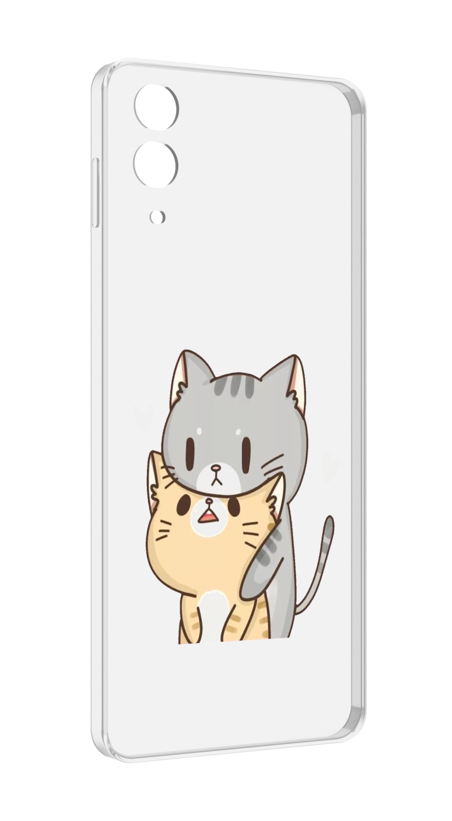 

Чехол MyPads любящие-коты для Samsung Galaxy Z Flip 4 (SM-F721), Прозрачный, Tocco