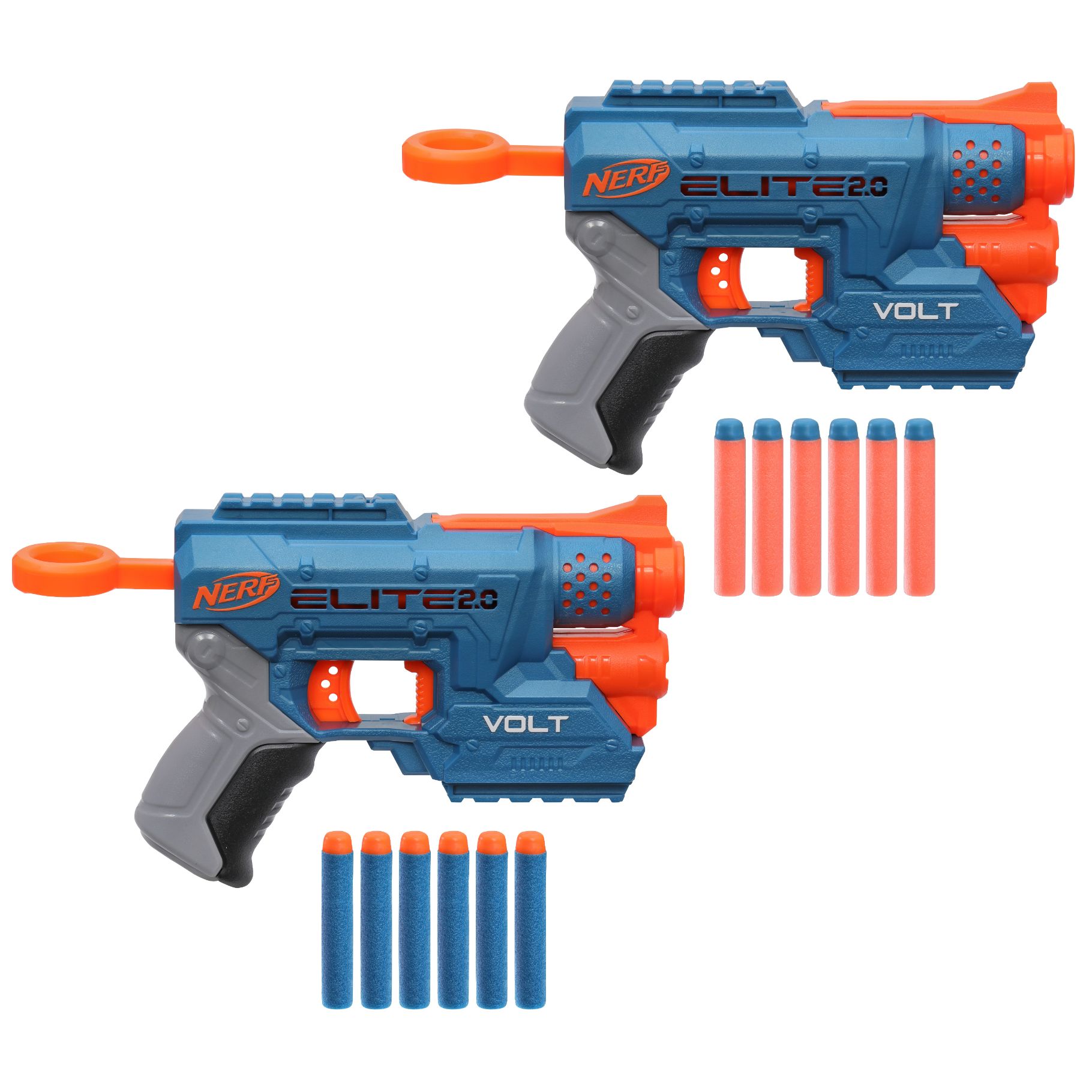 Бластер игрушечный Nerf Elite 2.0 Volt 2 Pack игровой, из пластика, F5852EU4 modified part front tube sighting device for nerf elite series orange grey