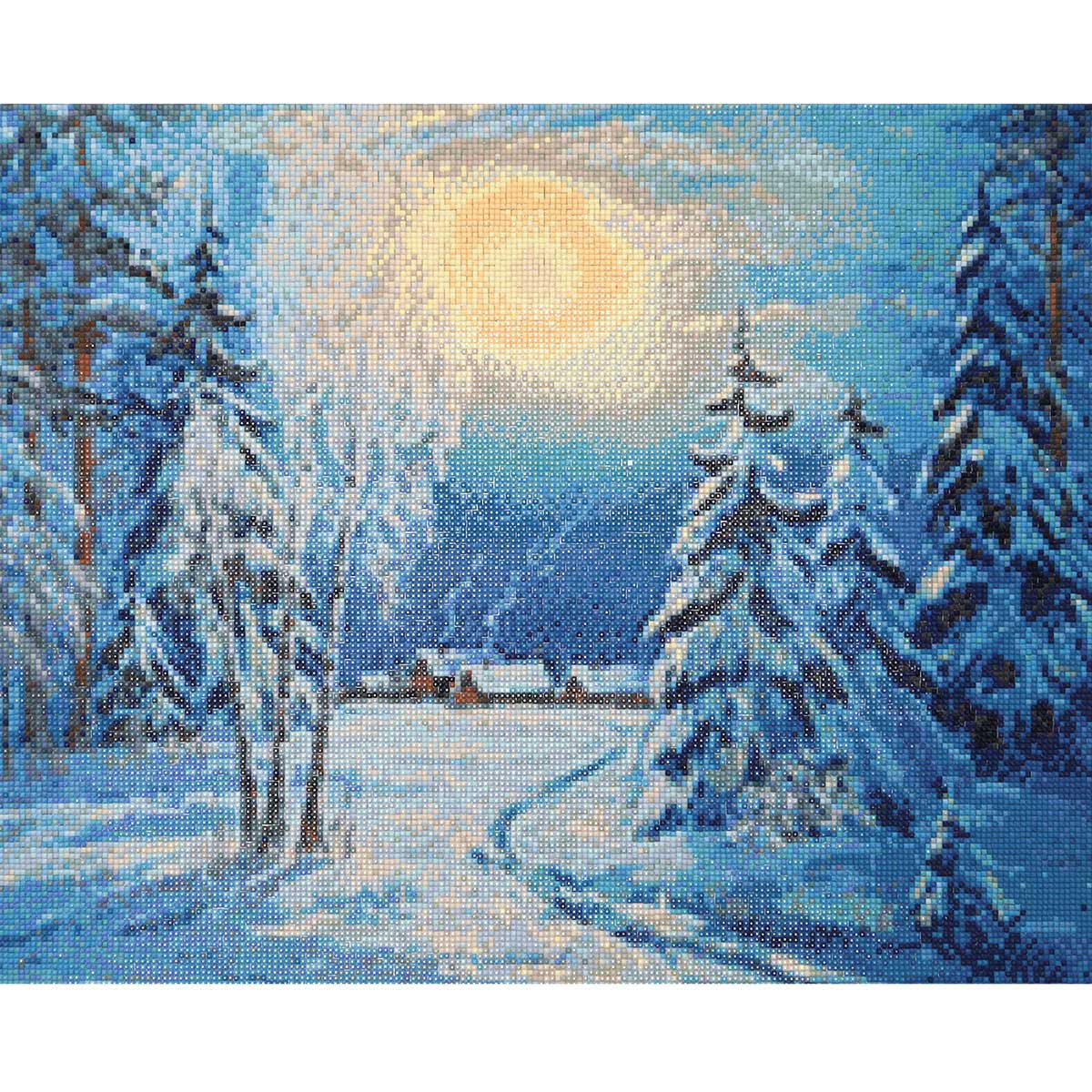 фото Cr 540108 алмазная мозаика февральская сказка , 50*40 см, cristyle