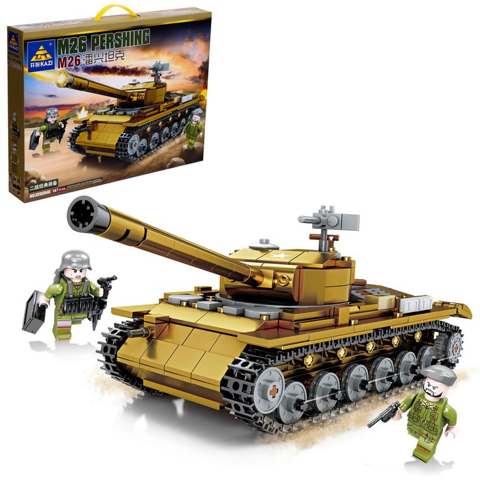 

Конструктор Армия Танк M26 Pershing, 567 деталей