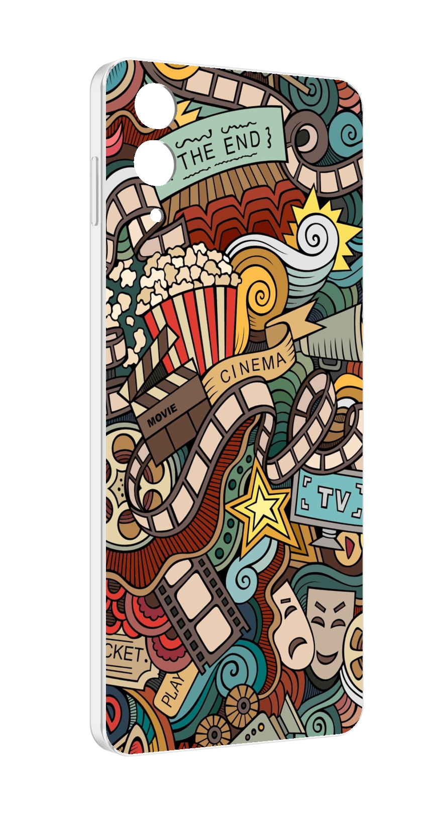 Чехол MyPads любимое кино для Samsung Galaxy Z Flip 4 (SM-F721)