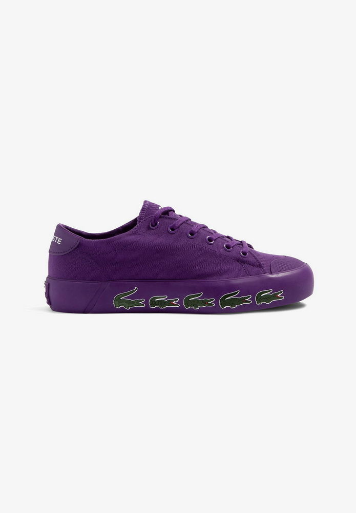 

Кеды женские Lacoste LA211A0TX фиолетовые 37 EU, Фиолетовый, LA211A0TX