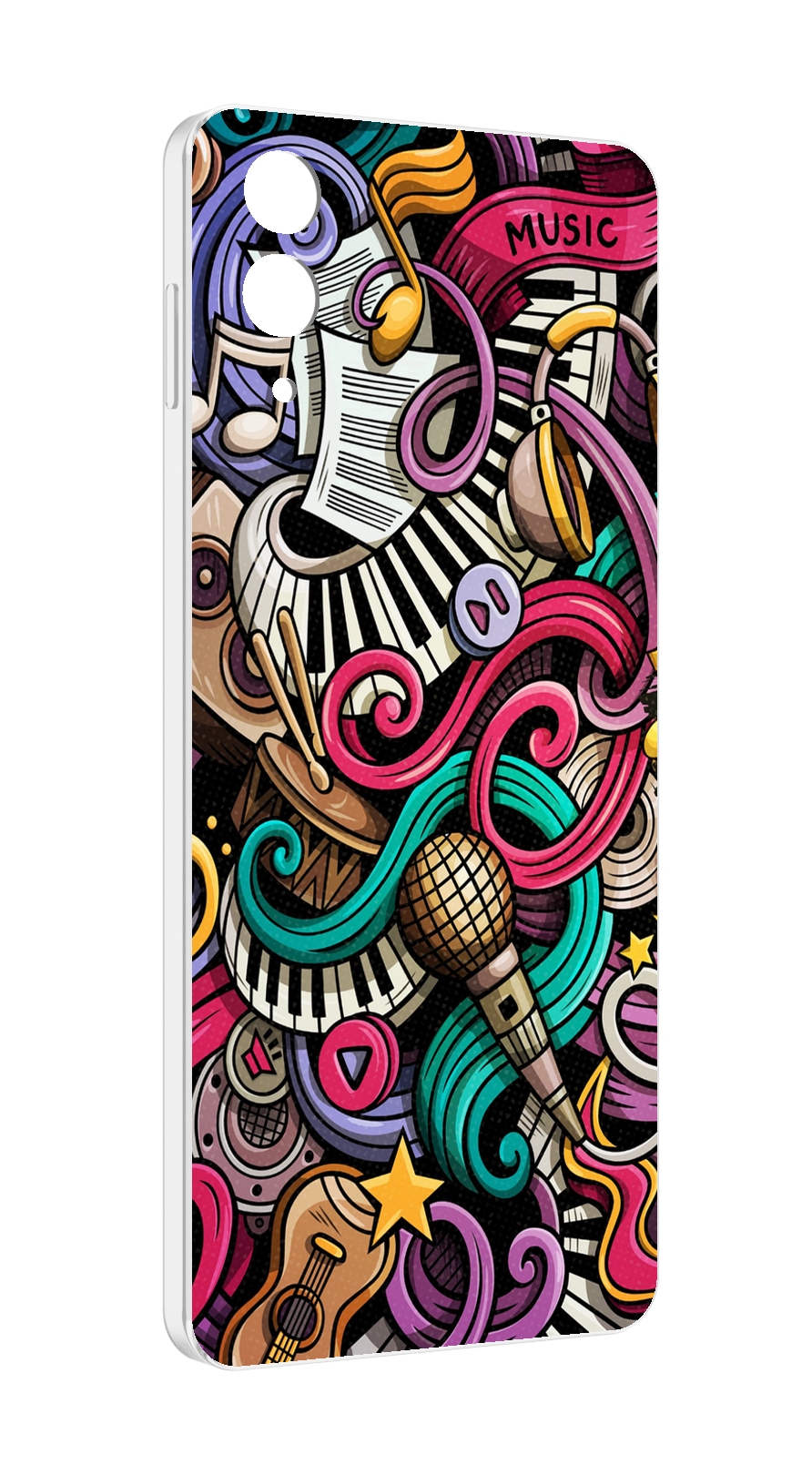 

Чехол MyPads любимая-музыка для Samsung Galaxy Z Flip 4 (SM-F721), Прозрачный, Tocco