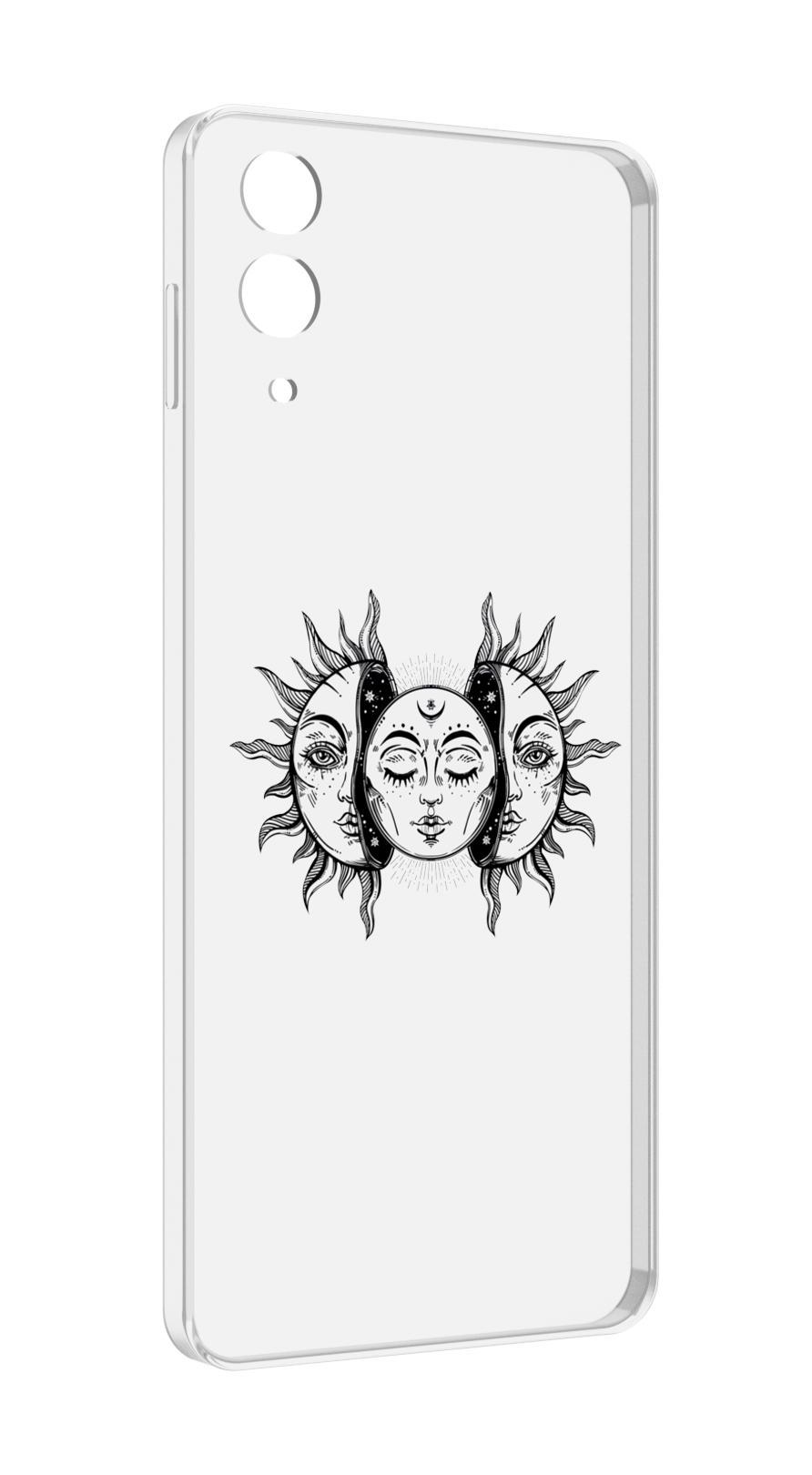 

Чехол MyPads луна-в-солнце для Samsung Galaxy Z Flip 4 (SM-F721), Прозрачный, Tocco