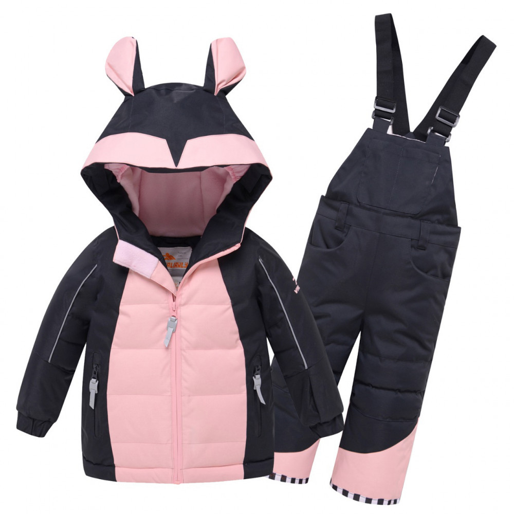 

Костюм спортивный для девочек NoBrand AD9002 цв. черный р. 110, AD9002