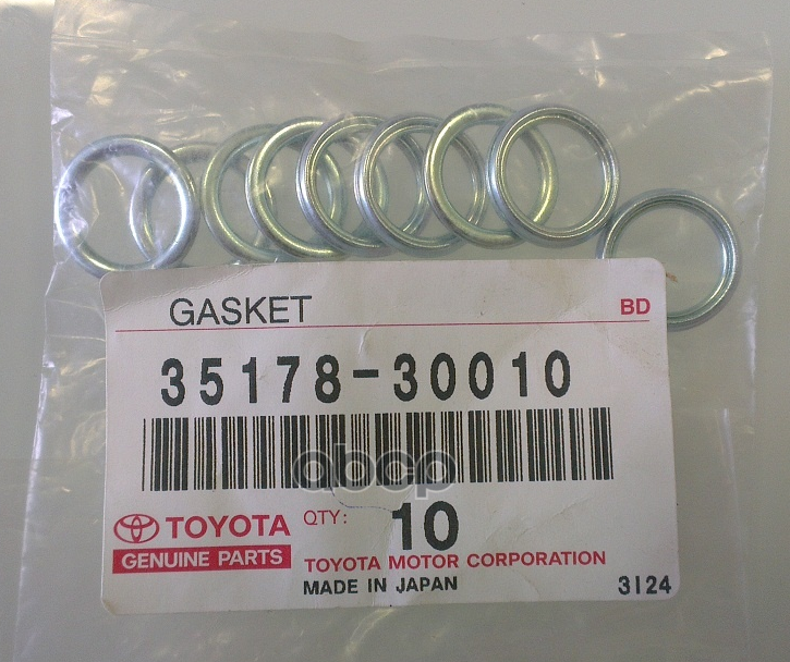 

Уплотнительное Кольцо Поддона Акпп Toyota 35178-30010 TOYOTA арт. 35178-30010