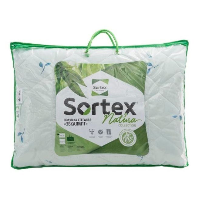 Подушка Sortex Эвкалипт 50 х 70 см белая