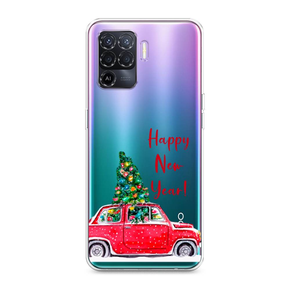 

Чехол для Oppo Reno 5 Lite "Happy New Year", Красный;зеленый, 255150-5