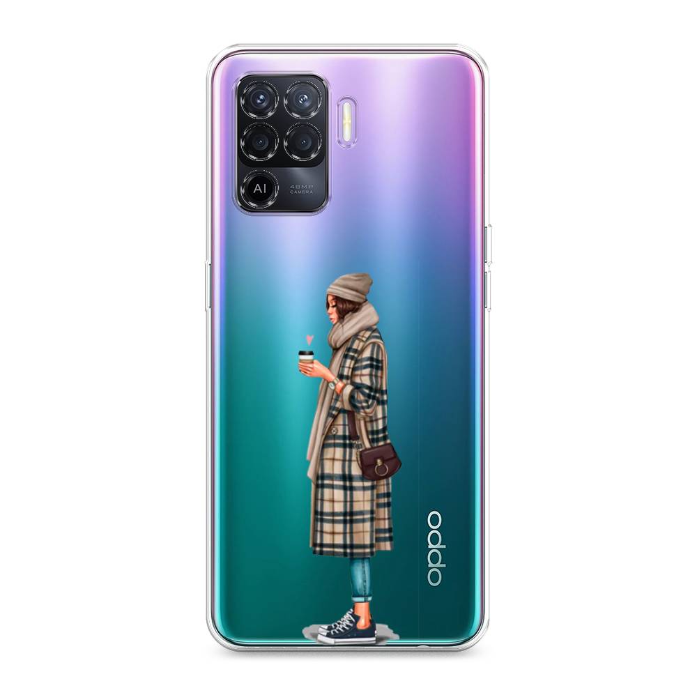 

Чехол для Oppo Reno 5 Lite "Утренний кофе", Коричневый;бежевый, 255150-6