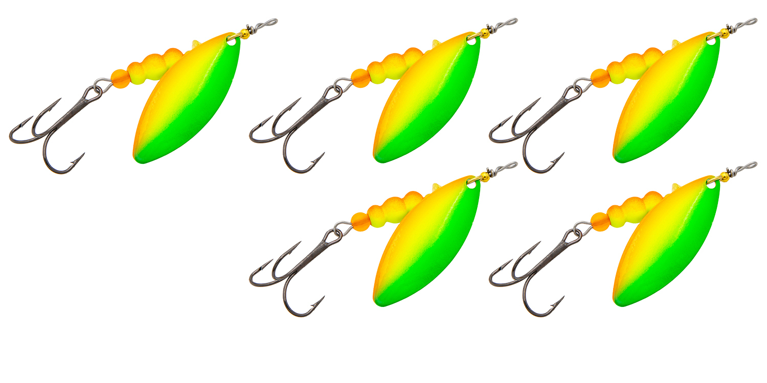 Блесна Takara Long chip caterpillar #А015 16 гр, зеленый, 5 шт