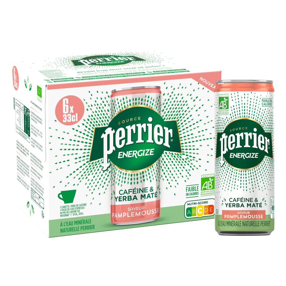 

Энергетический напиток Perrier Energize 6 шт по 330 мл. со вкусом грейпфрута