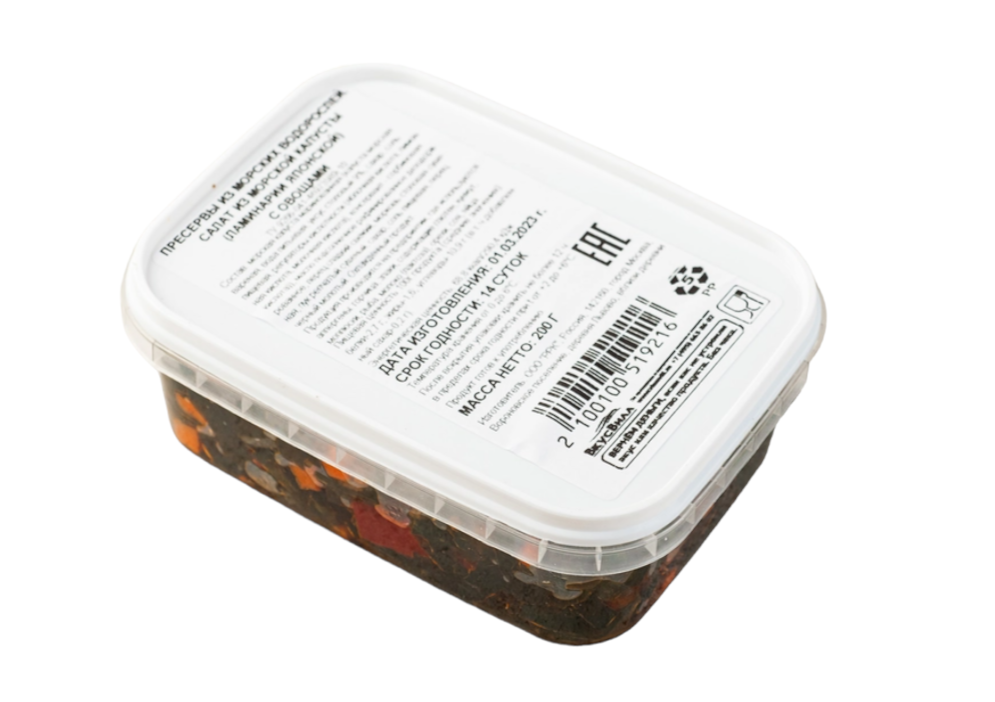 

Салат ВкусВилл из морской капусты с овощами 200 г
