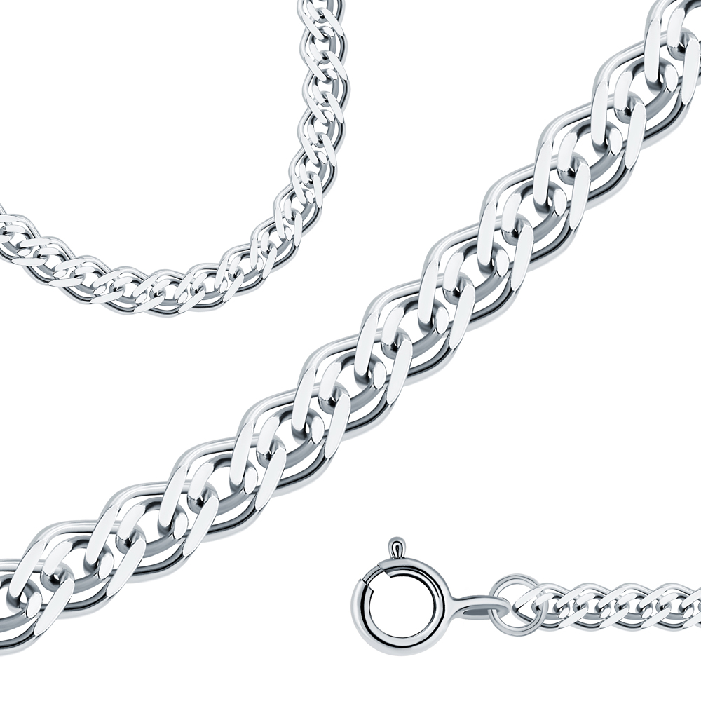 

Цепочка из серебра 50 см ЯХОНТ Золотой 2709867, 2709867