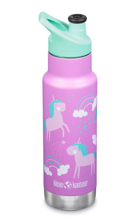 Детская термобутылка Klean Kanteen Insulated Kid Classic Narrow 12oz (355мл) Unicorns