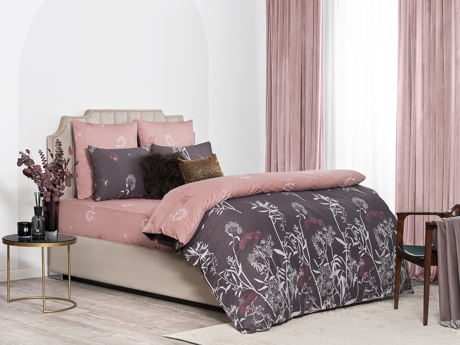 Простыня на резинке Prime Prive лерум 160x200+30 см