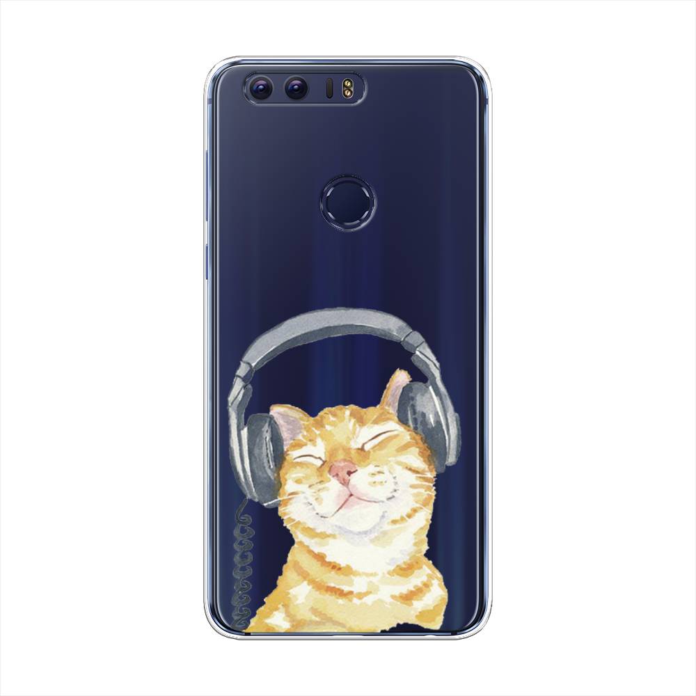 

Чехол Awog "Кот меломан" для Honor 8