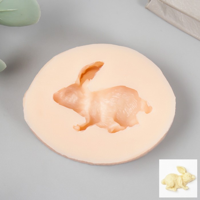 

Молд силикон "Кролик" 2,5 см, Розовый