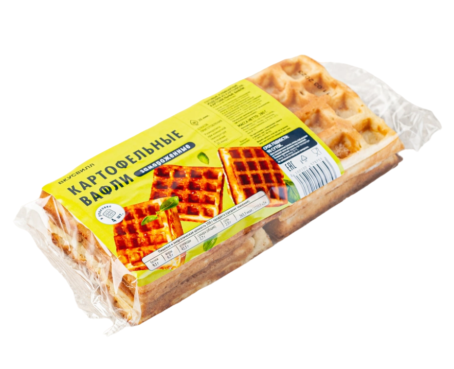 

Картофельные вафли ВкусВилл замороженные 280 г