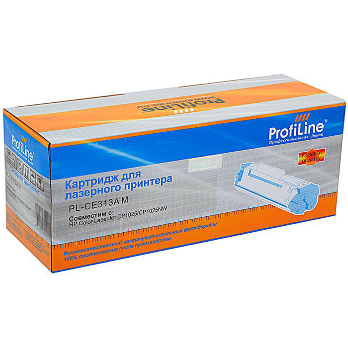 

Картридж для лазерного принтера Profiline PL- CE313A, пурпурный, совместимый