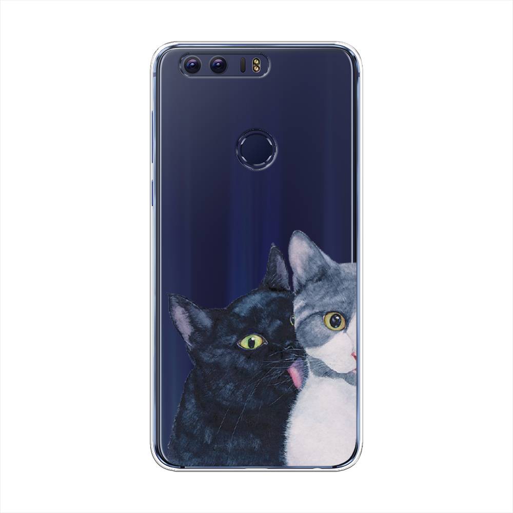 

Чехол Awog на Honor 8 "Кошачья любовь", Разноцветный, 60950-1