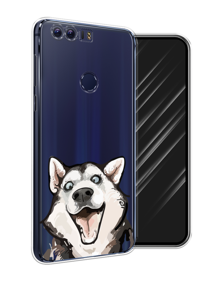 

Чехол Awog на Honor 8 "Радостный хаски", Разноцветный, 60950-1