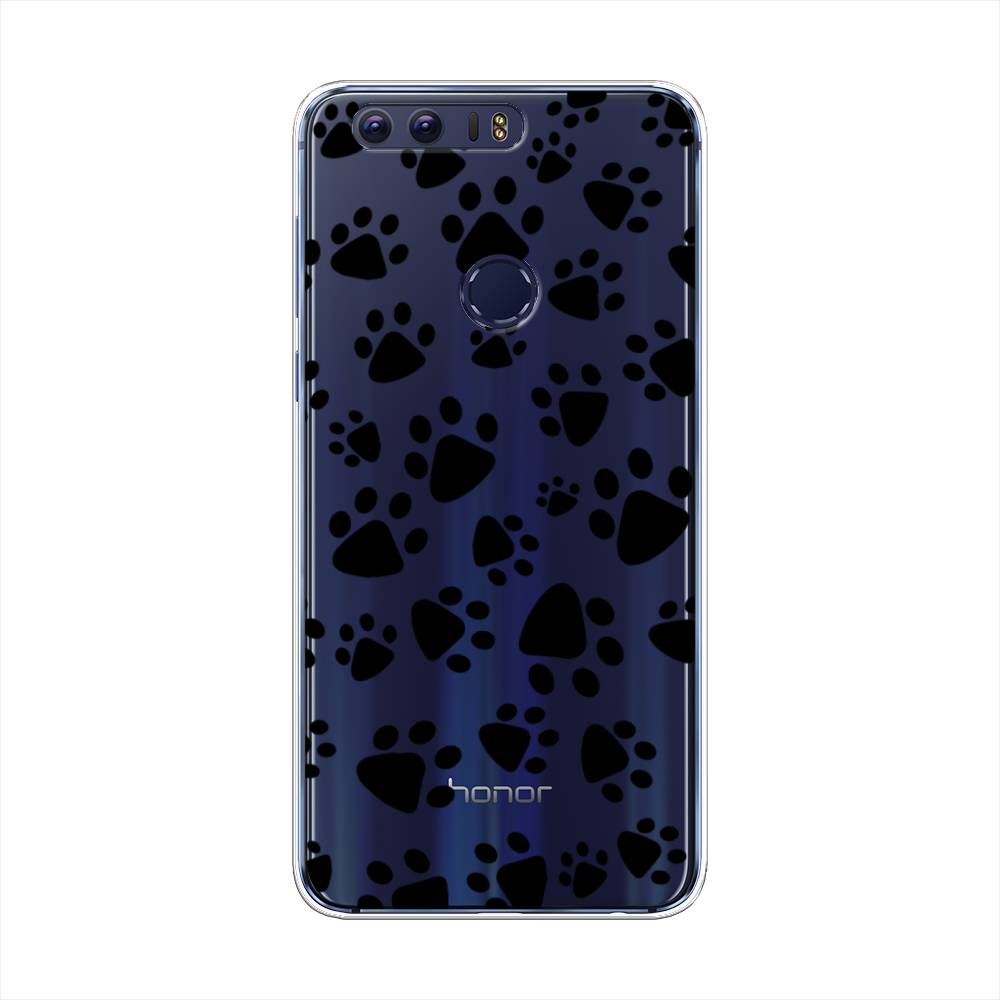 

Чехол Awog на Honor 8 "Лапки черные", Разноцветный, 60950-2