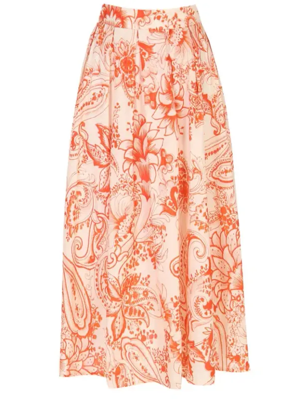 Юбка женская de fil blanc S-2 белая 48 RU