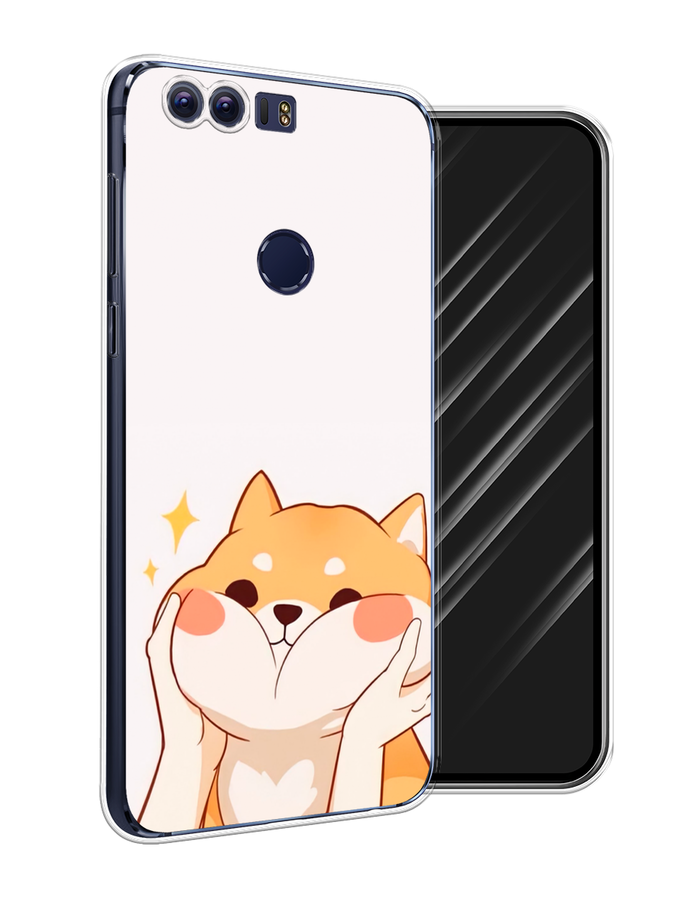

Чехол Awog на Honor 8 "Сладкий песик", Разноцветный, 60950-1