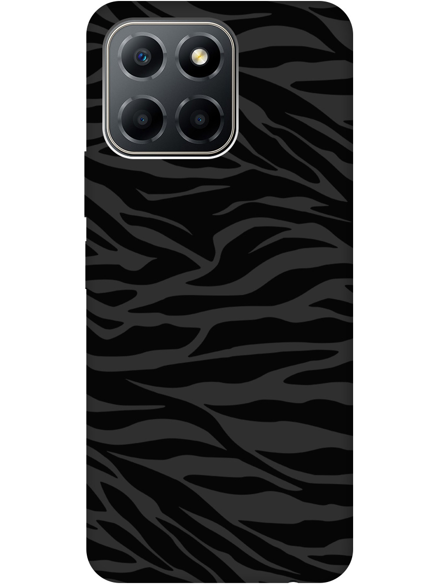 

Силиконовый чехол на Honor X6 / X8 5G с рисунком "Зебра" Soft Touch черный, 20000880
